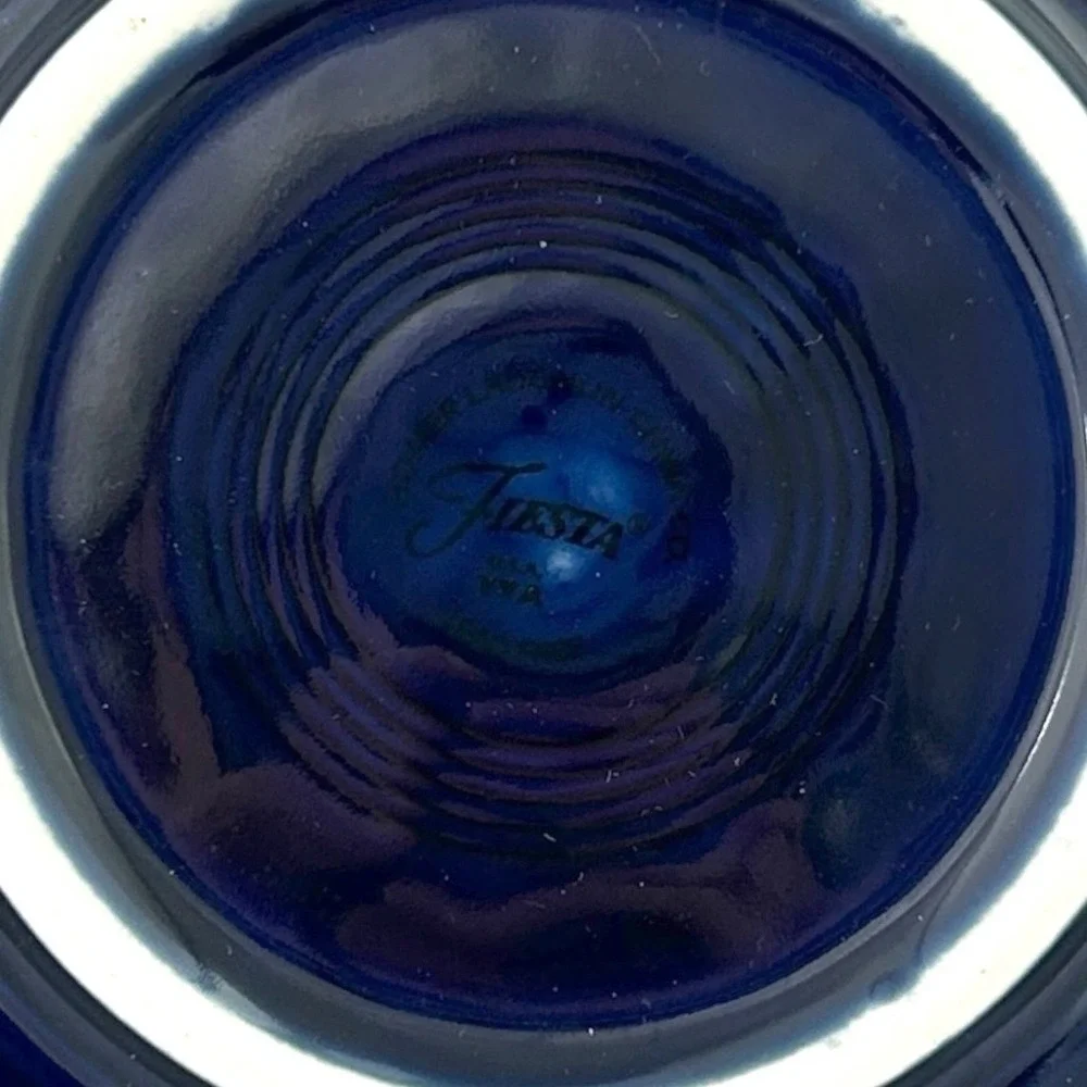 Fiesta Large Classic Bowl 8.25 Cobalt Blue Straight Sides 40 OZ Excellent